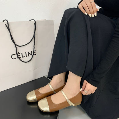 Two Tone  Mary Jane Shoes