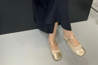 Two Tone  Mary Jane Shoes