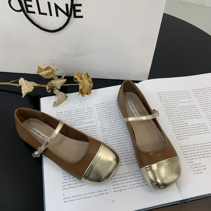 Two Tone  Mary Jane Shoes