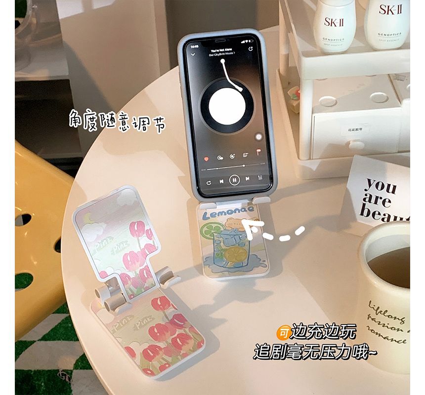 Print Foldable Desktop Phone Stand (various designs)