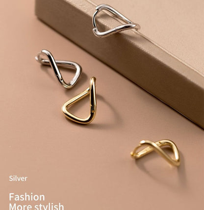 Geometric Sterling Silver Earring