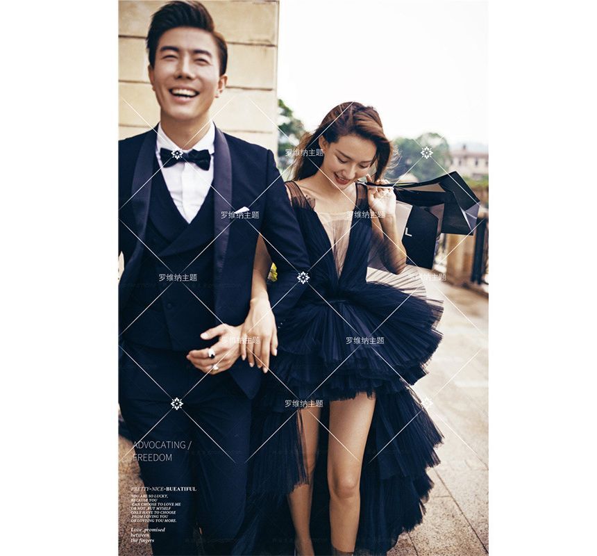 Sleeveless Plain Asymmetrical A-Line Evening Gown