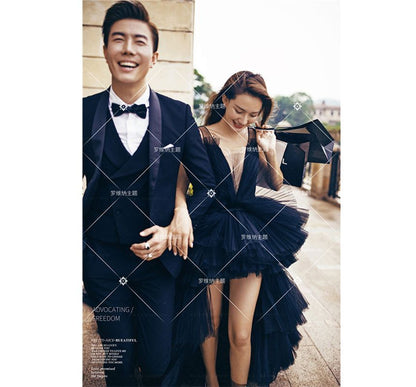 Sleeveless Plain Asymmetrical A-Line Evening Gown