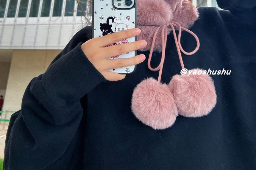 Houndstooth Panel Beret