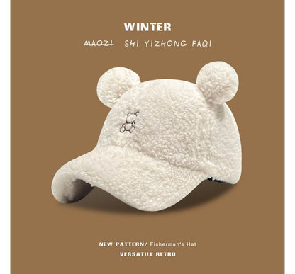 Bear Ear Fleece Cap
