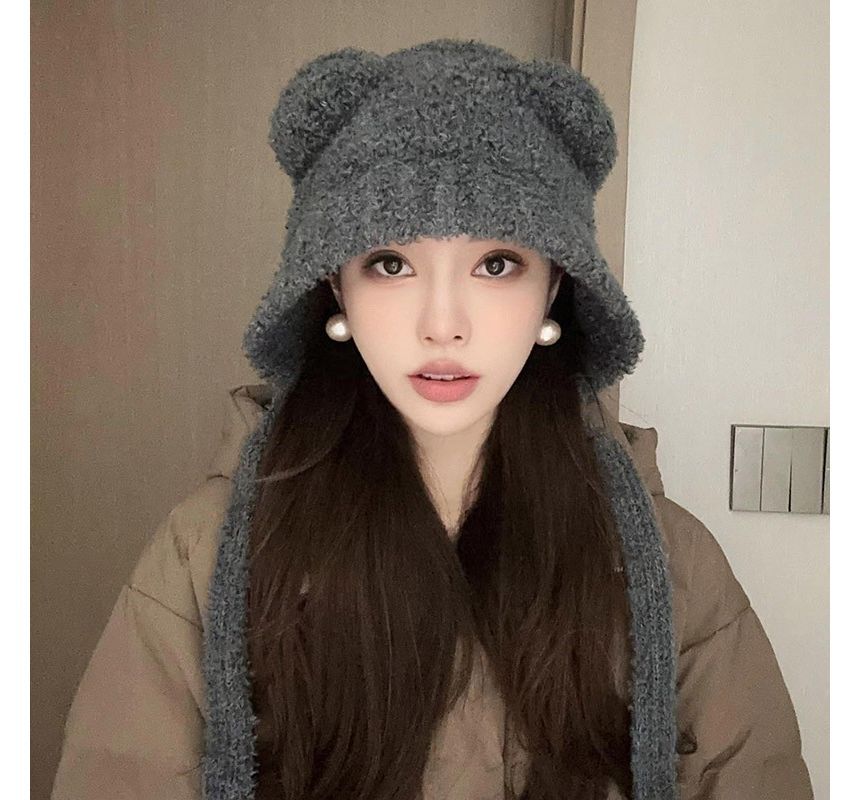 Ear Fleece Bucket Hat