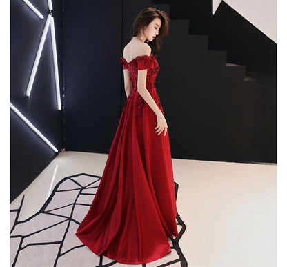 Designs) A-Line Plain (Various Evening Gown