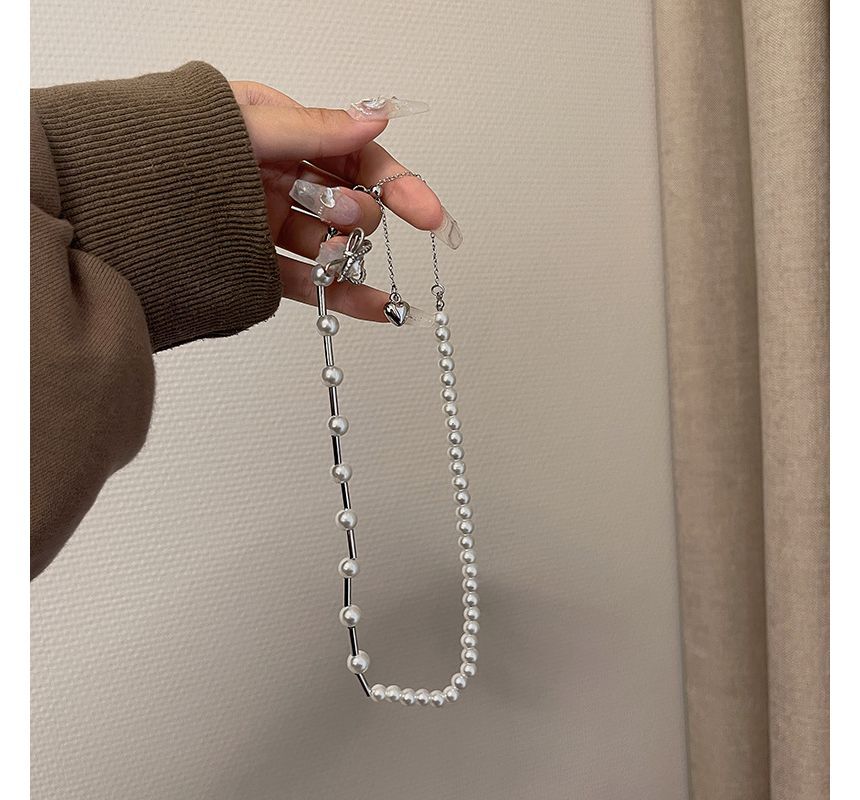 Pearl Faux Choker Alloy