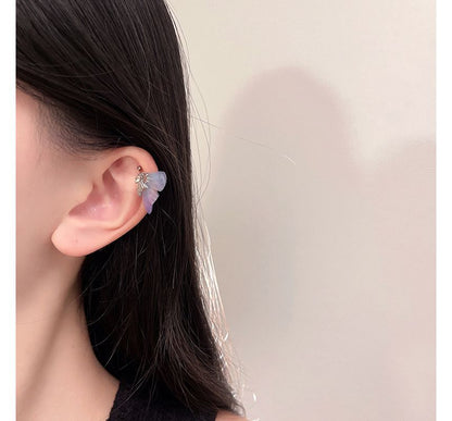 Butterfly Rhinestone Cuff Earring