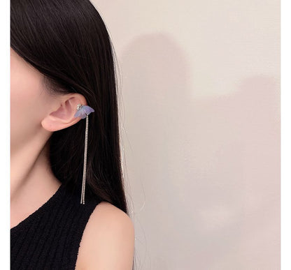 Butterfly Rhinestone Cuff Earring