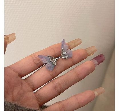 Butterfly Rhinestone Cuff Earring