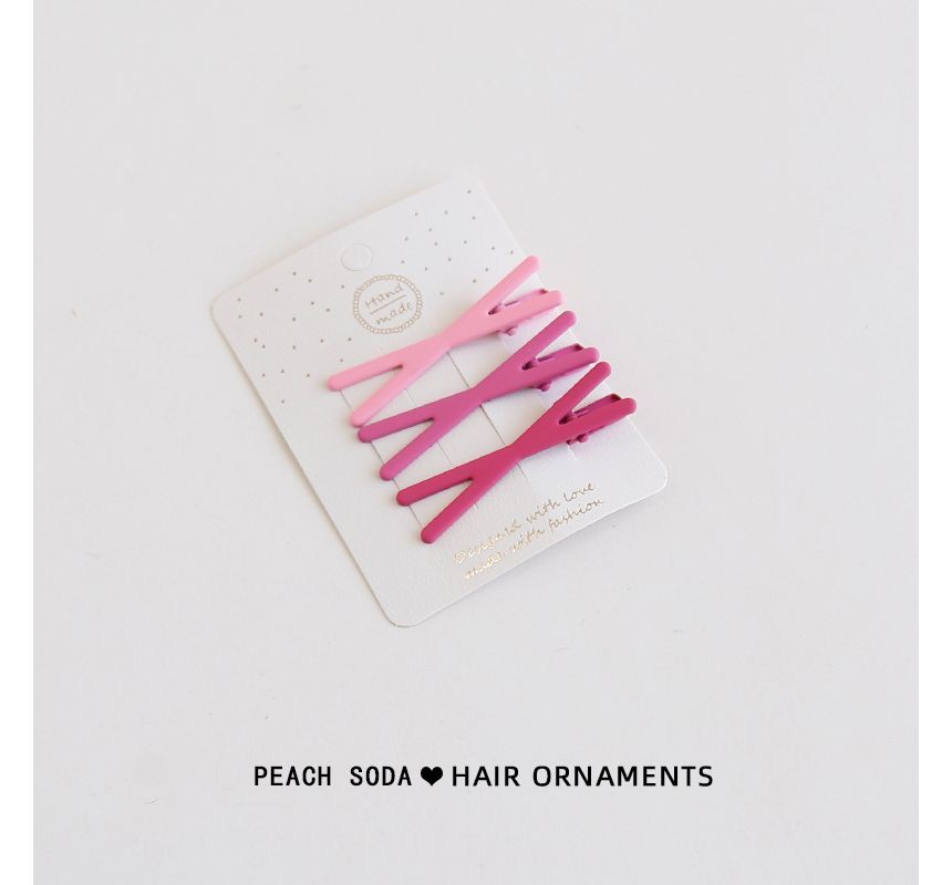 Set of 3: Plain Hair Clip