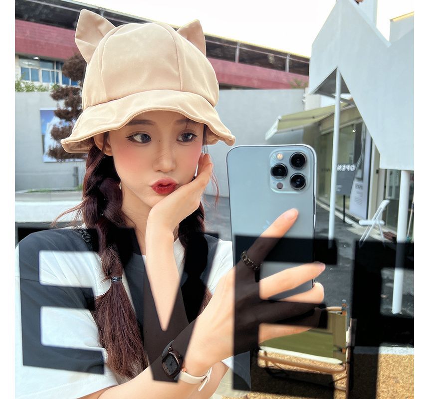 Cat Ear Bucket Hat