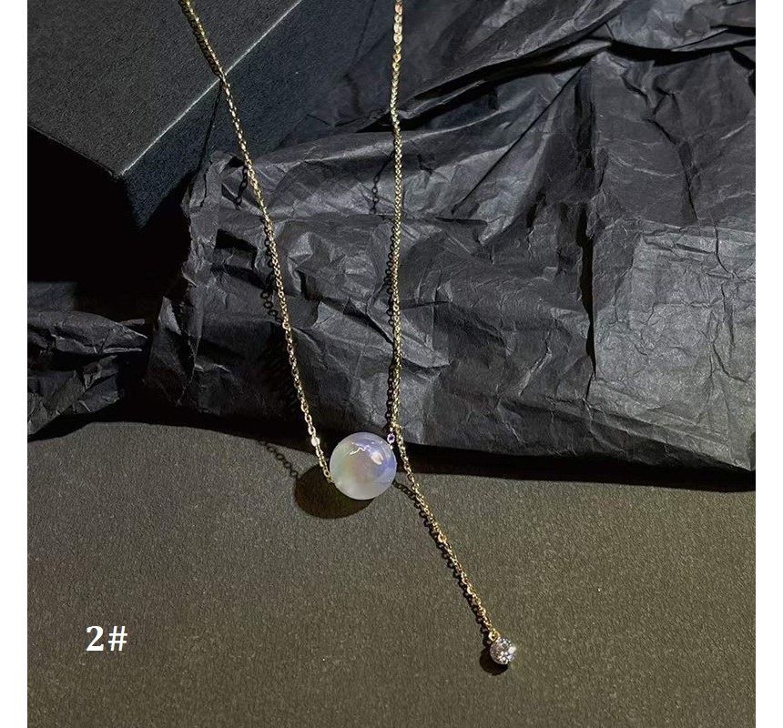 Faux Pearl Alloy Necklace