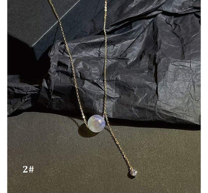 Faux Pearl Alloy Necklace