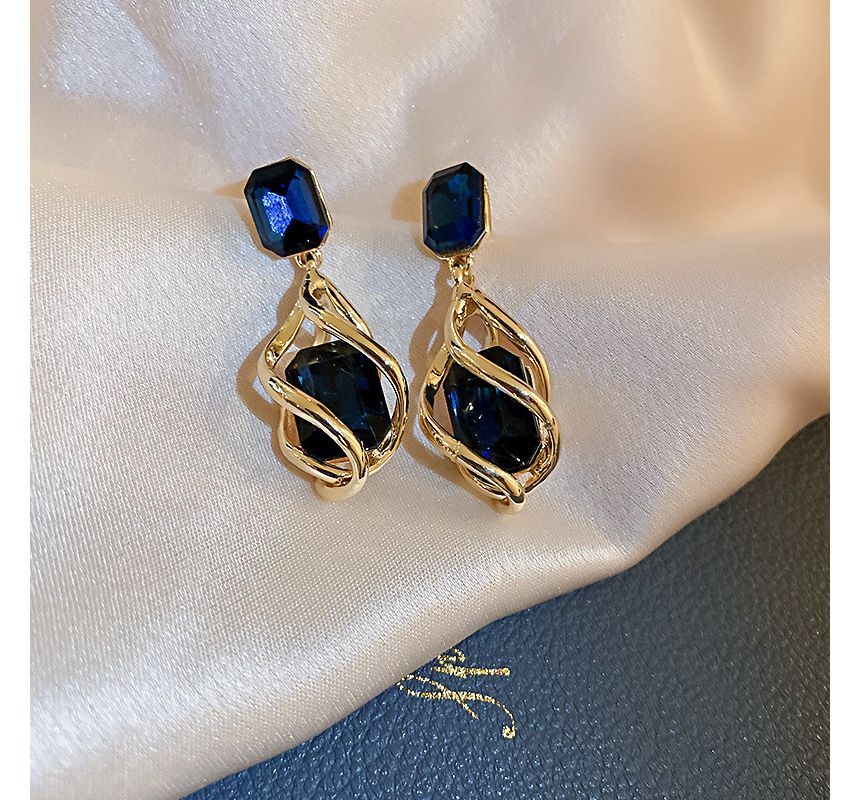 Faux Crystal Alloy Dangle Earring