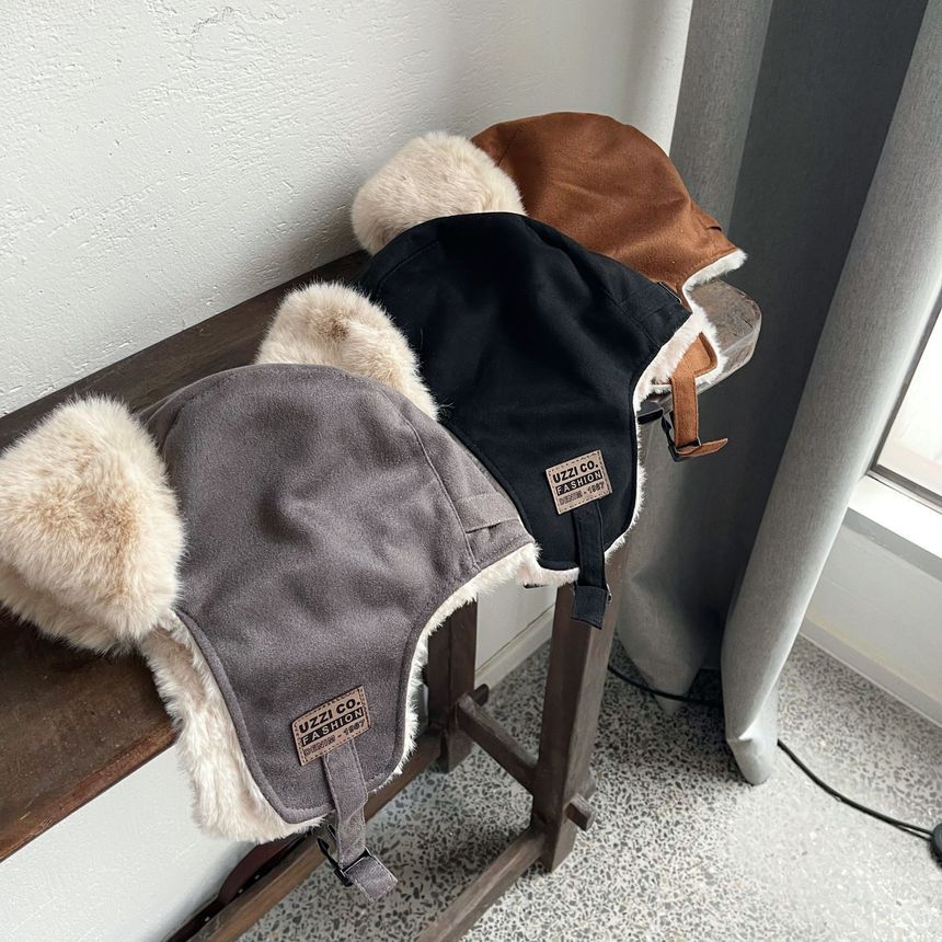 Fleece-Lined Trapper Hat