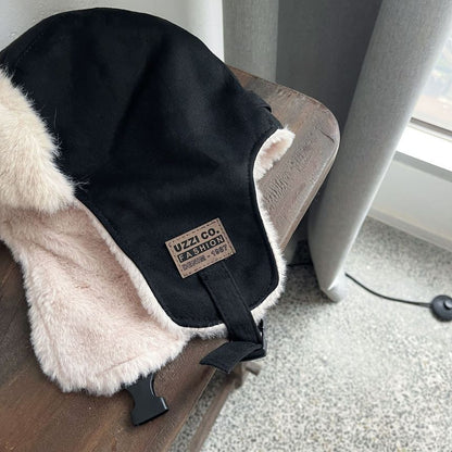 Fleece-Lined Trapper Hat