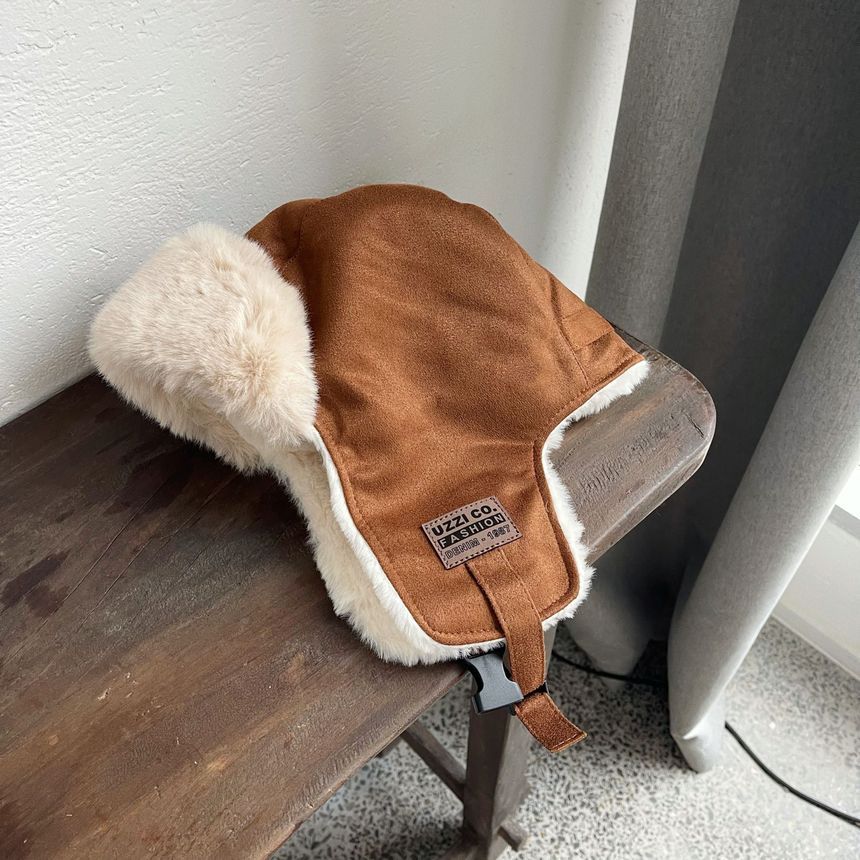 Fleece-Lined Trapper Hat