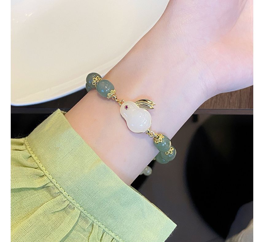 Rabbit Bead Bracelet