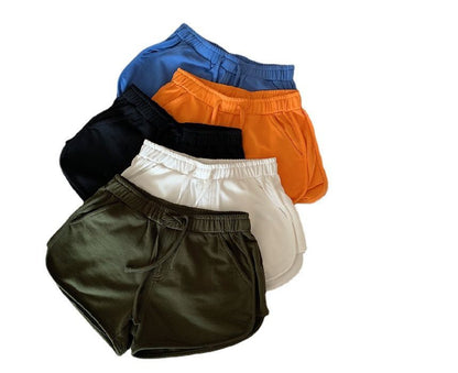 Schlichte Shorts mit hoher Taille