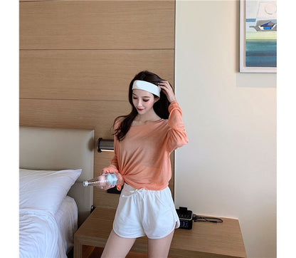 Schlichte Shorts mit hoher Taille