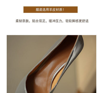 Patent Kitten Heel Pointed Pumps
