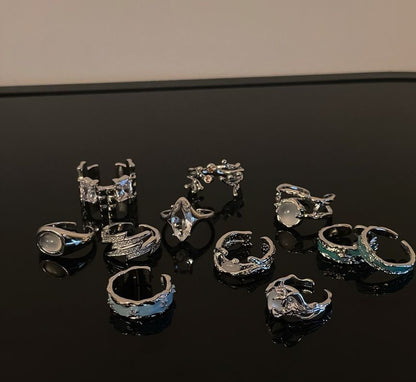 Alloy Open Ring / Set