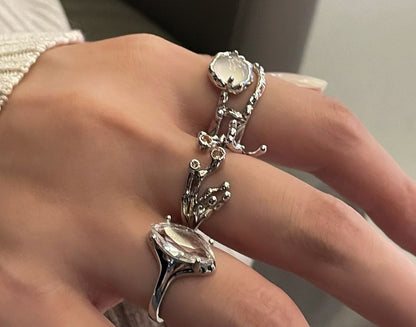 Alloy Open Ring / Set