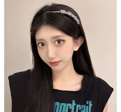 Faux Moonstone Thin Headband