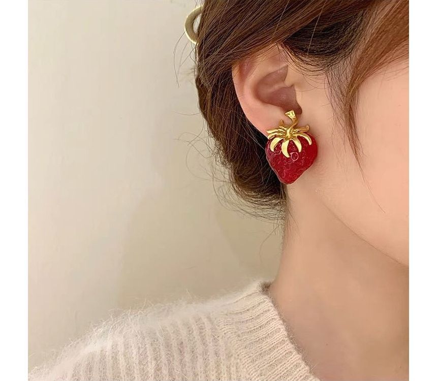Strawberry Earring Stud