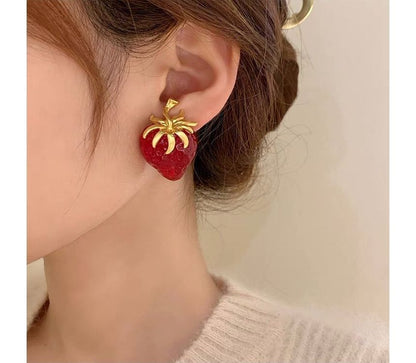 Strawberry Earring Stud