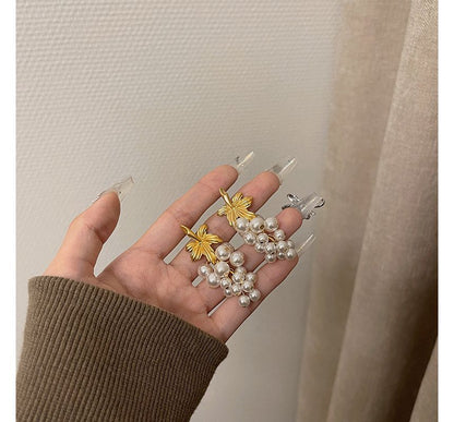 Drop Faux Pearl Grape Earring