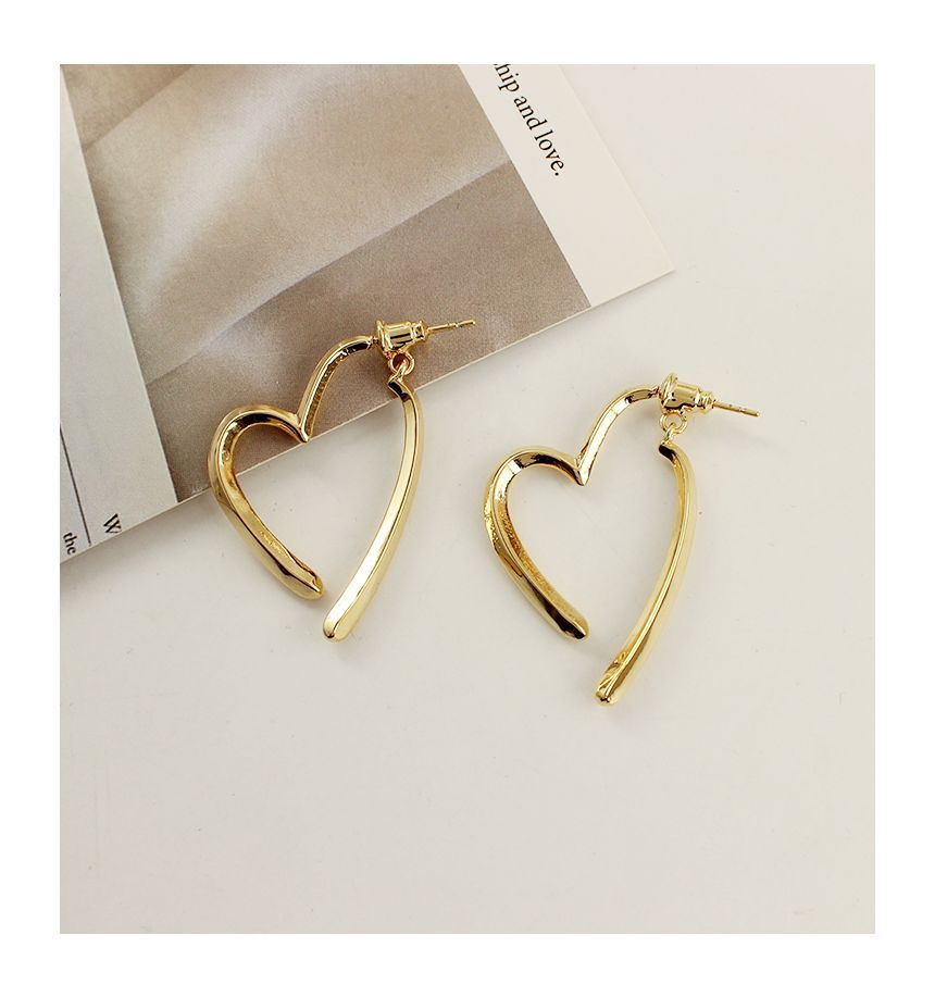 Heart Alloy Cuff Earring