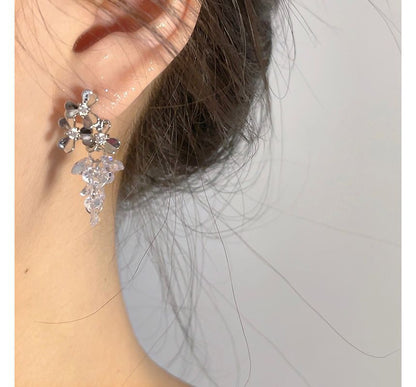 Grapes Faux Crystal Alloy Dangle Earring