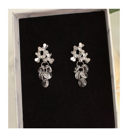 Grapes Faux Crystal Alloy Dangle Earring