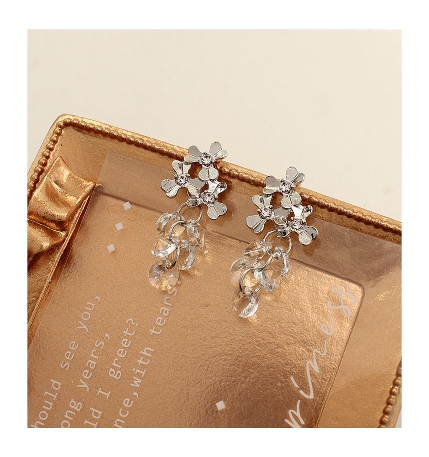 Grapes Faux Crystal Alloy Dangle Earring