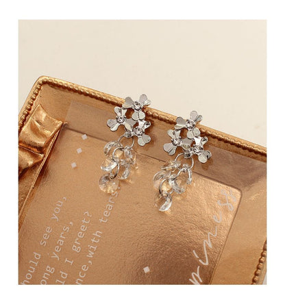 Grapes Faux Crystal Alloy Dangle Earring