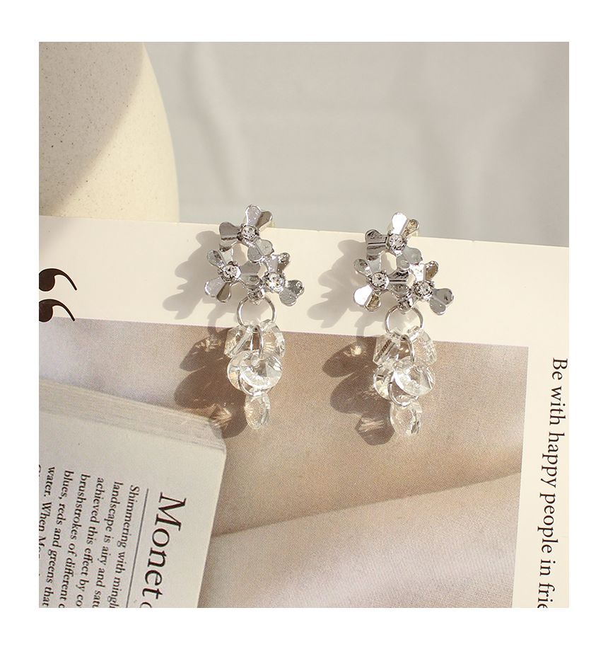 Grapes Faux Crystal Alloy Dangle Earring