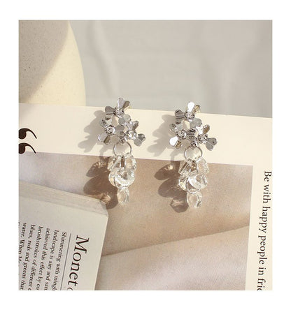 Grapes Faux Crystal Alloy Dangle Earring