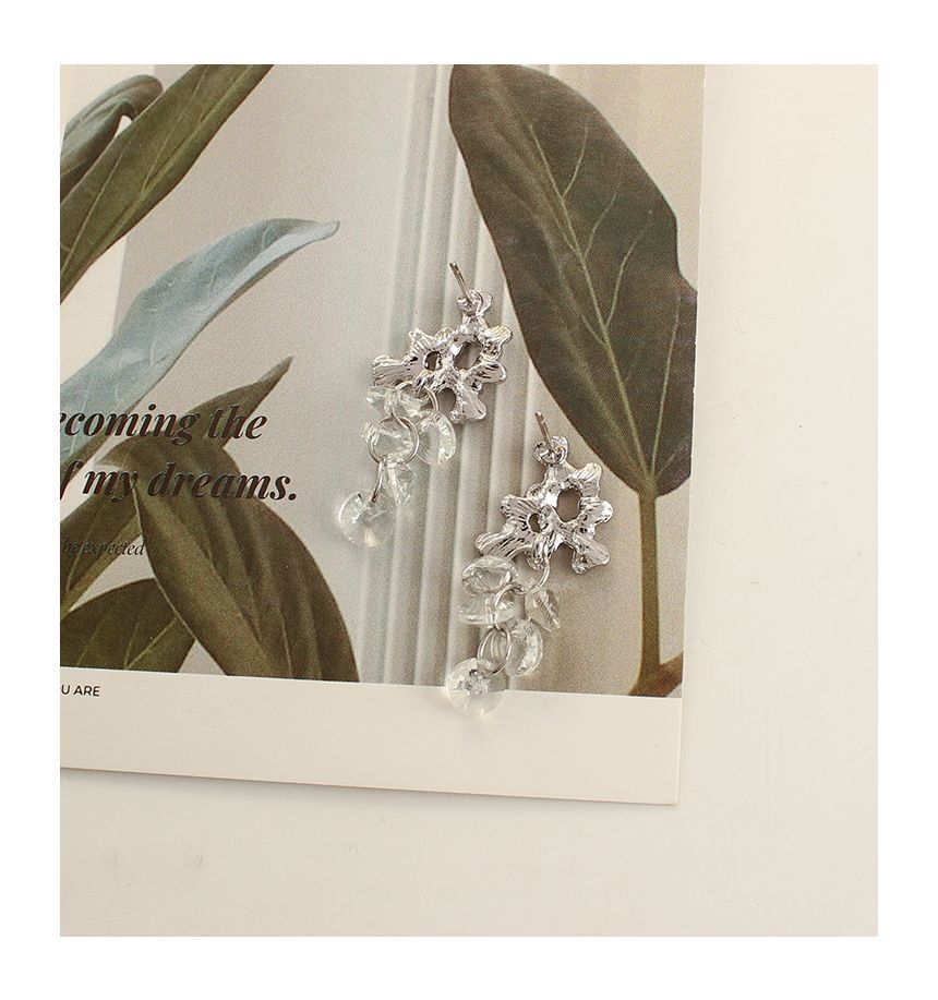 Grapes Faux Crystal Alloy Dangle Earring