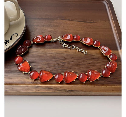 Crystal Faux Choker Alloy