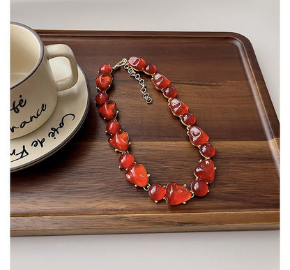 Crystal Faux Choker Alloy