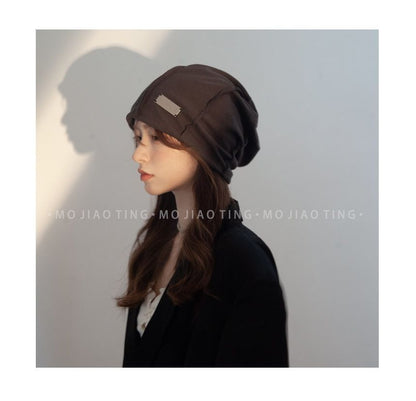 Metal Buckled Beanie