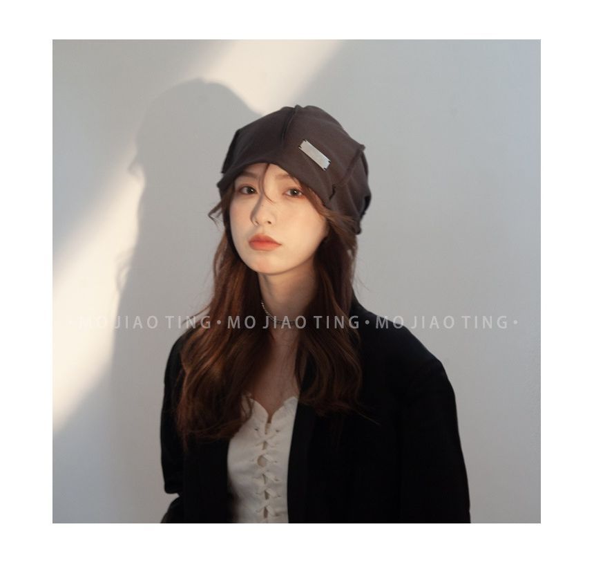 Metal Buckled Beanie