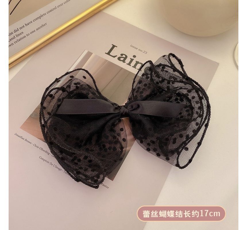 Mesh Bow Hair Clip (Various Designs)