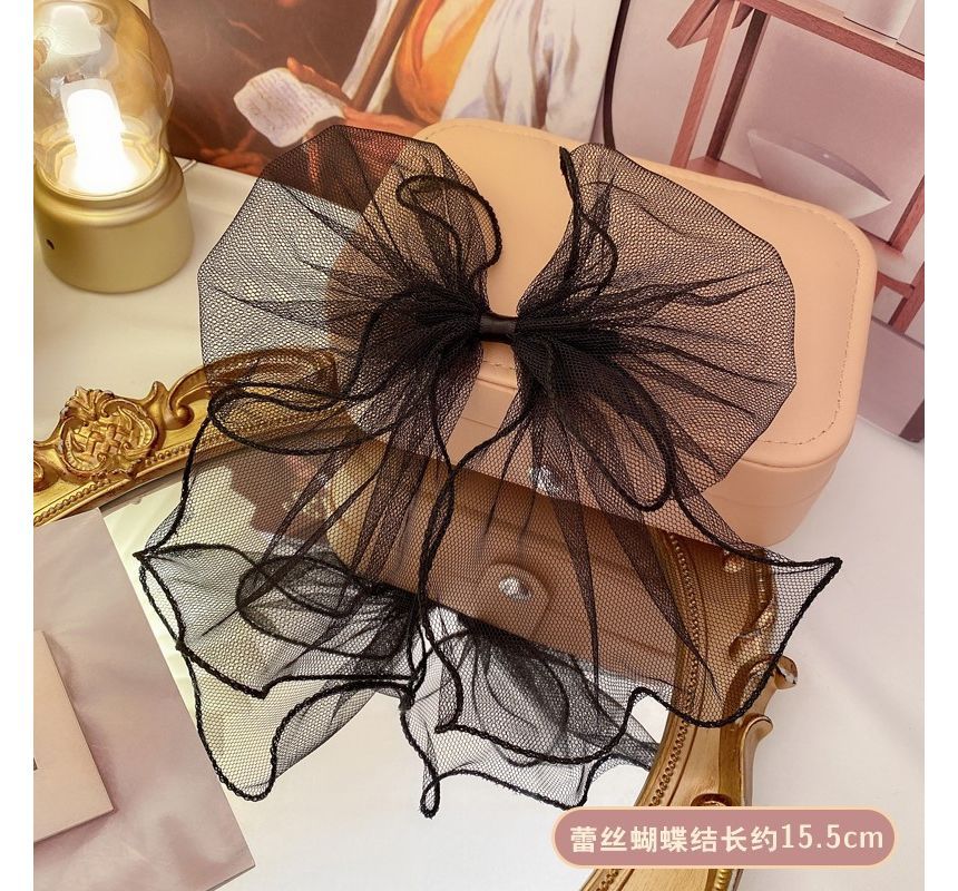 Mesh Bow Hair Clip (Various Designs)