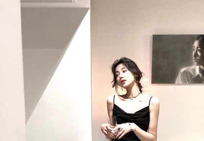 Neck Spaghetti Strap Mermaid Cowl Evening Gown Plain