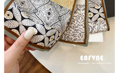 Print Silk Scarf