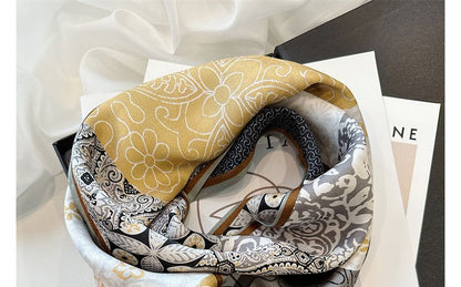 Print Silk Scarf
